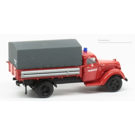 Pojazd Ford 3000 straż w skali H0